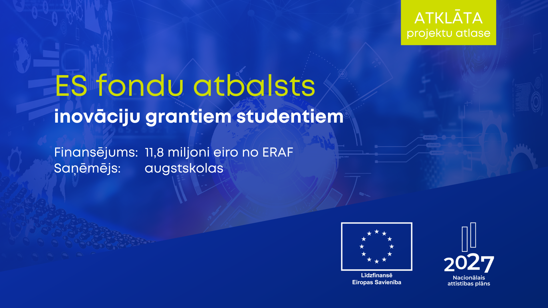 Sākusies augstskolu pieteik&scaron;anās inovāciju grantiem