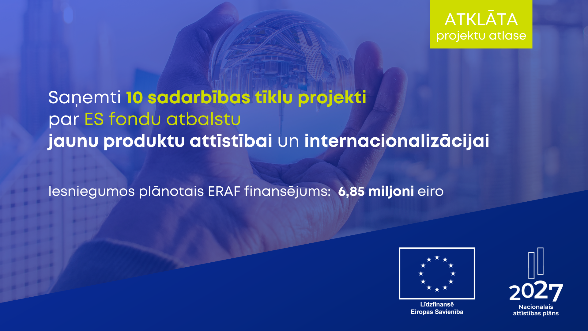 Saņemti 10 sadarbības tīklu projekti uzņēmumu internacionalizācijai un jaunu produktu attīstībai