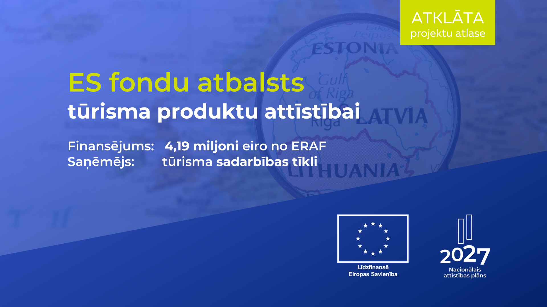 CFLA pieņem iesniegumus ES fondu tūrisma attīstības programmā