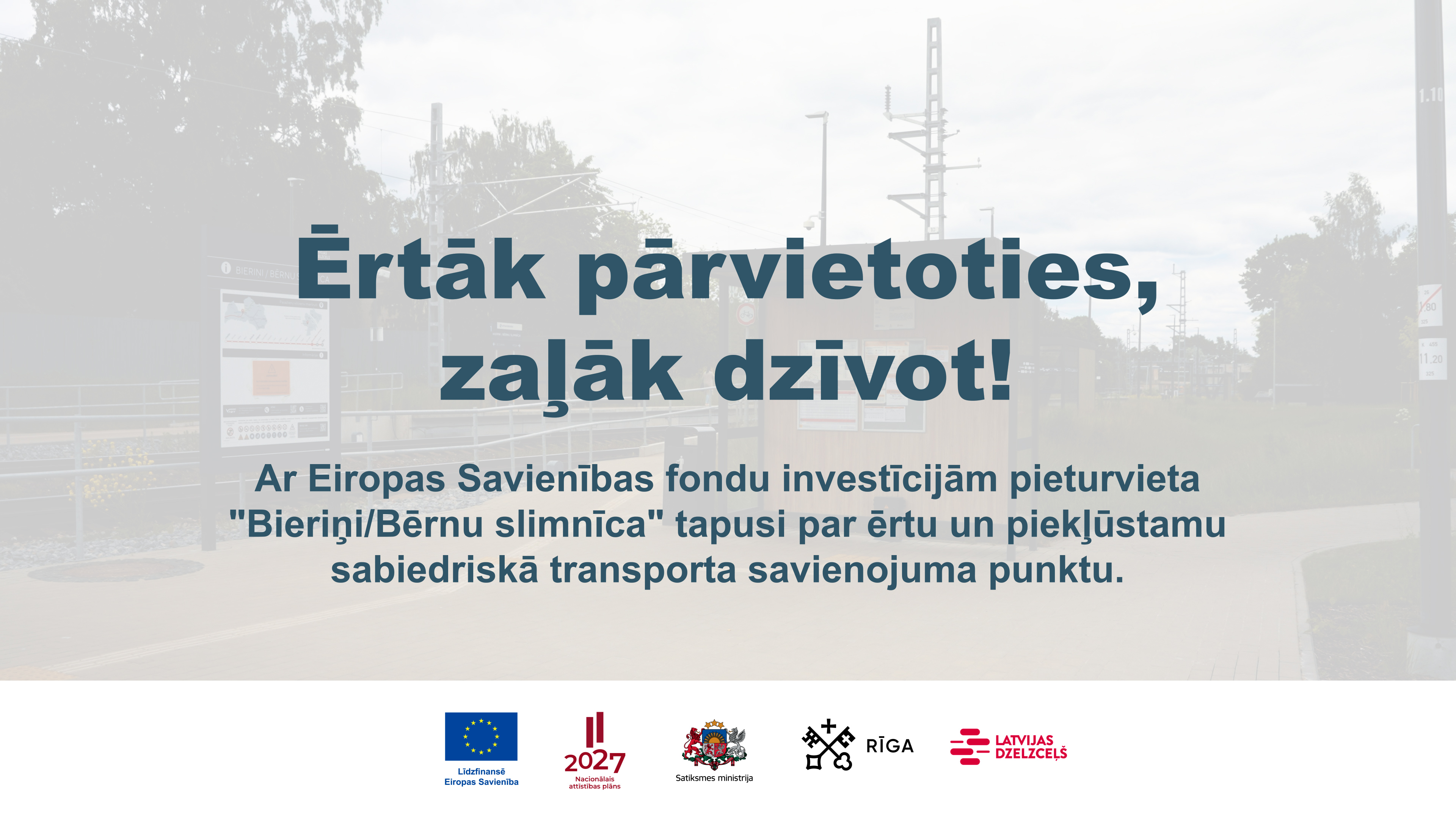 Pieturas punkts "Bieriņi/Bērnu slimnīca"  ir kļuvis par mūsdienīgu mobilitātes punktu!