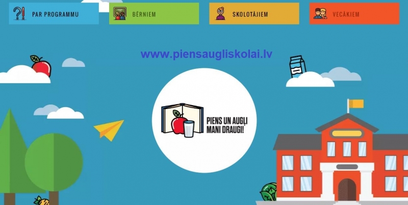 Programmā &ldquo;Piens un augļi skolai&rdquo; 2022./2023. mācību gadā palielinātas atbalsta likmes piena izdalei