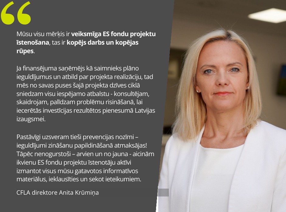 PA&Scaron;VALDĪBĀM: ieteikumi Regulas 651/2014 56. panta piemēro&scaron;anas risku vadībai