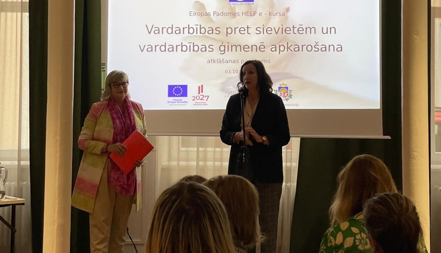 Tiesne&scaron;i un prokurori uzsāk mācību kursu &ldquo;Vardarbības pret sievietēm un vardarbības ģimenē apkaro&scaron;ana&rdquo;