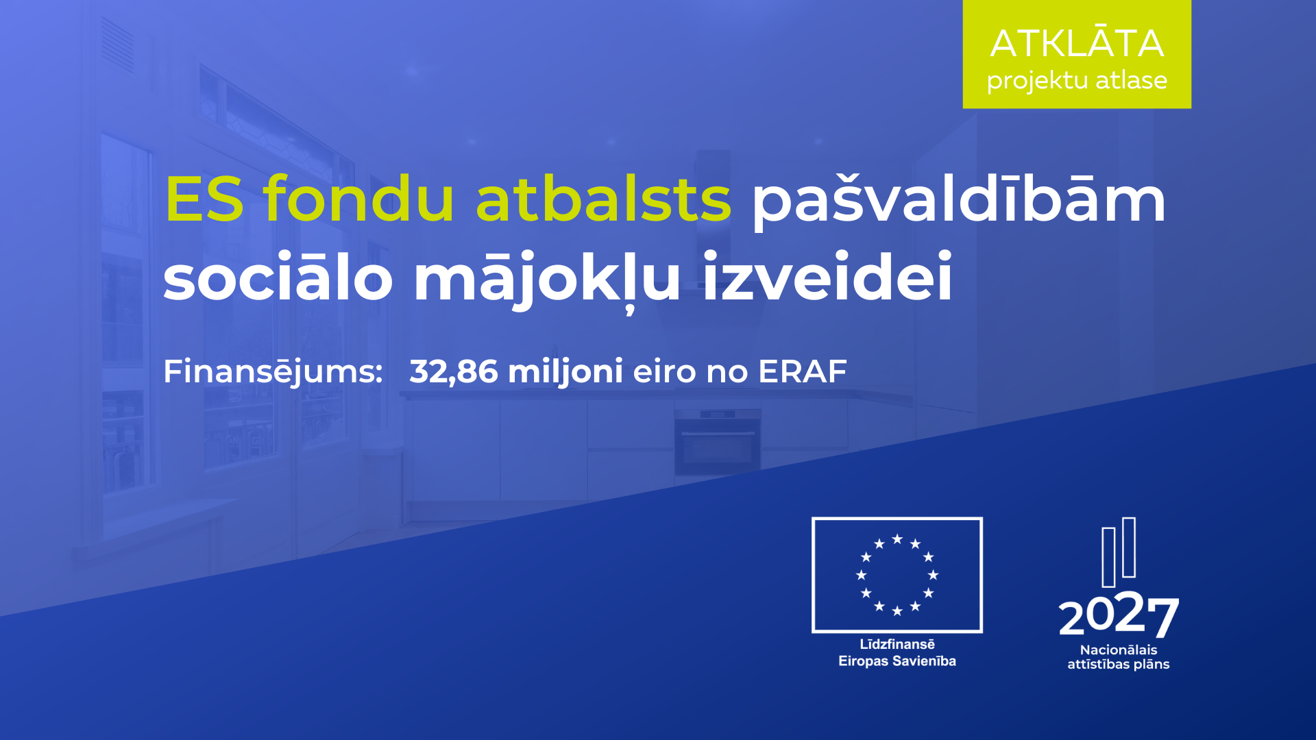 Pa&scaron;valdībām pieejams ES fondu atbalsts sociālo mājokļu izveidei