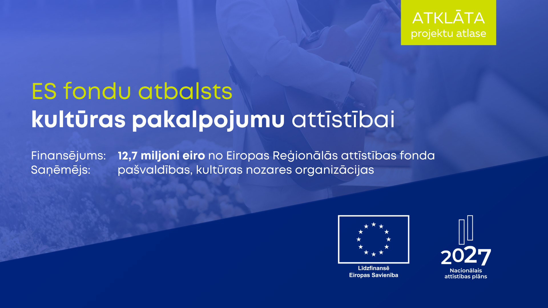 Kultūra sociālajai iekļau&scaron;anai &ndash; sāk ES fondu projektu pieņem&scaron;anu