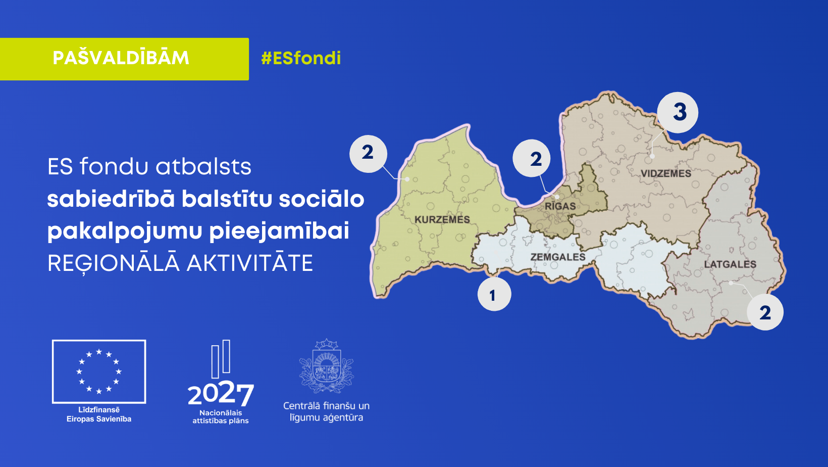 Sociālo pakalpojumu pieejamību ar ES fondu atbalstu plāno palielināt 10 pa&scaron;valdības