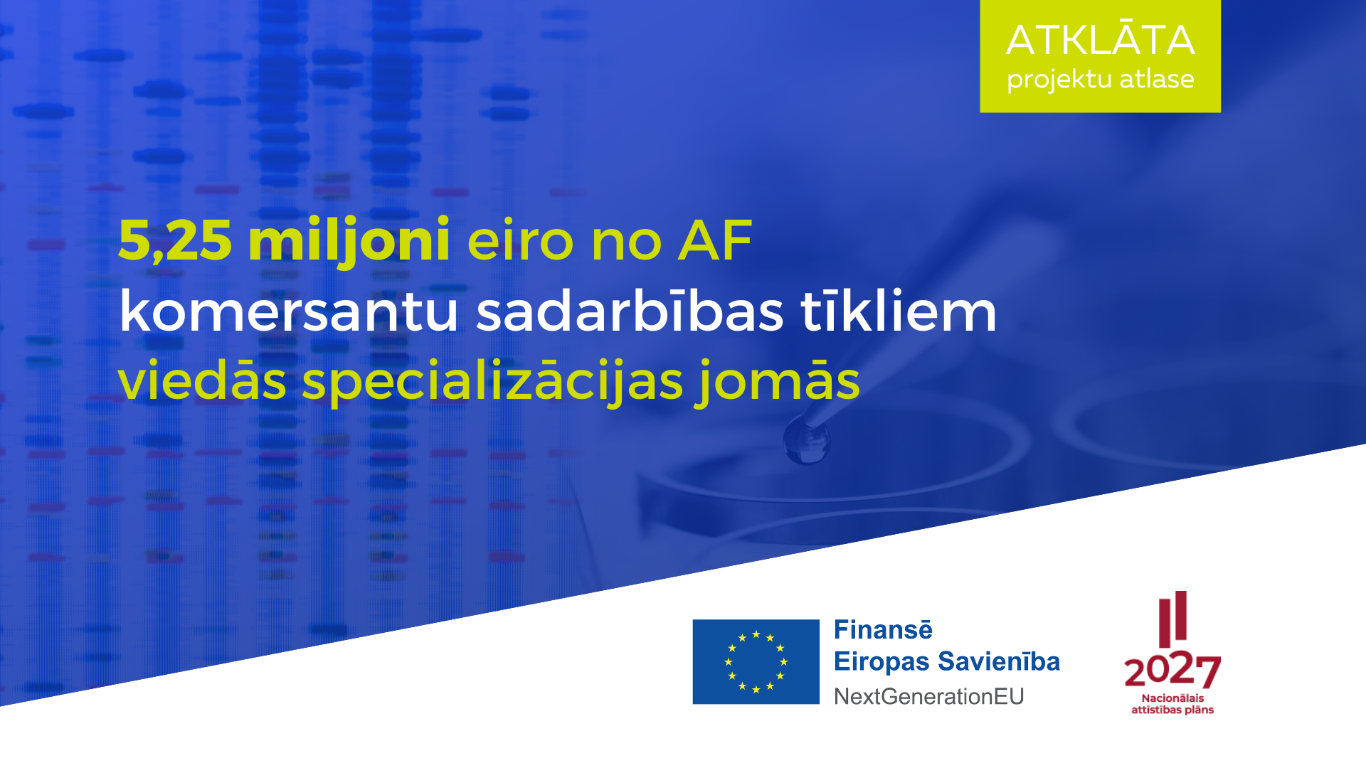 CFLA aicina sadarbības tīklus pieteikties AF finansējumam pētniecībai un internacionalizācijai
