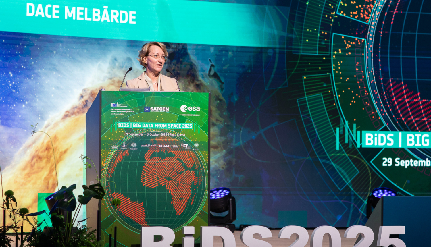 Rīgā lielo kosmosa datu konferencē &ldquo;Big Data from Space 2025&rdquo; pulcējas zinātnieki un industrijas līderi no visas pasaules