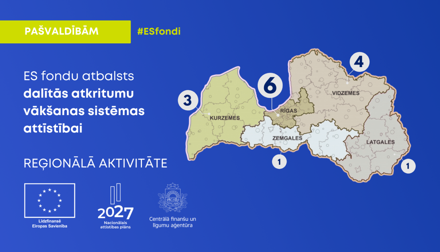 Dalītās atkritumu vāk&scaron;anas infrastruktūrai iesniegti 15 projekti