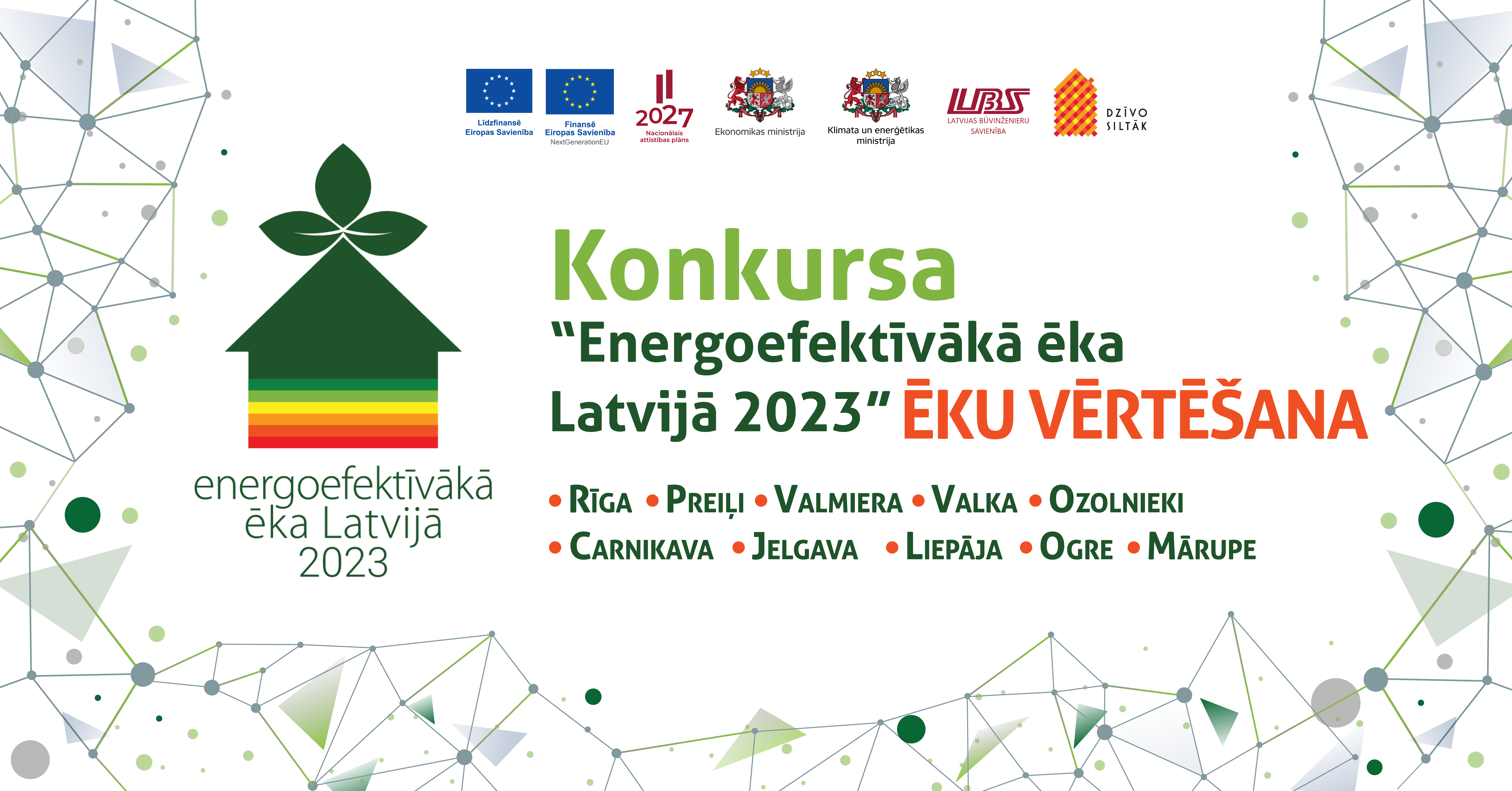 Konkursa “Energoefektīvākā ēka Latvijā 2023” žūrija sāk ēku vērtēšanu klātienē