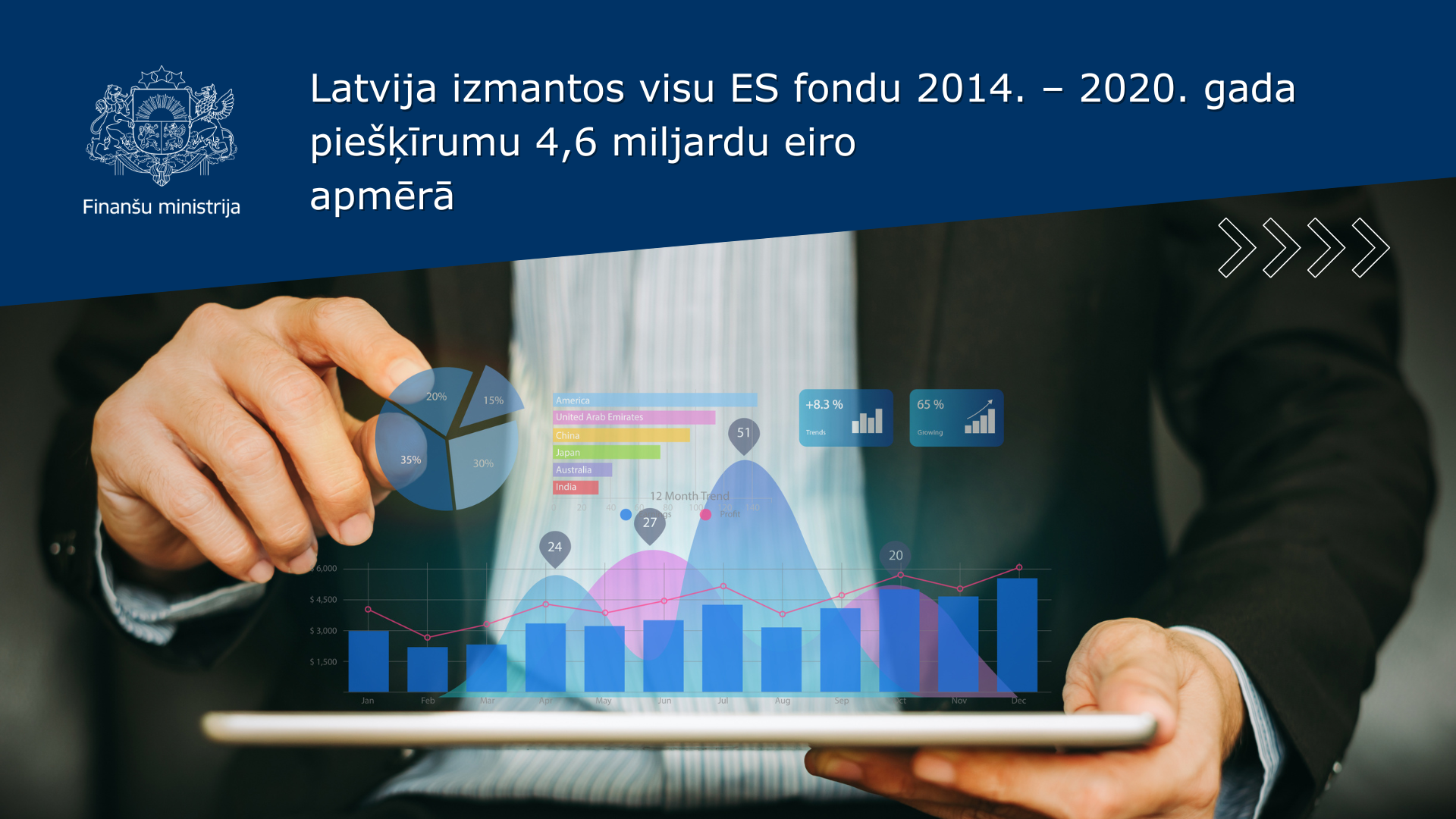 FM: Latvija izmantos visu ES fondu 2014. &ndash; 2020. gada pie&scaron;ķīrumu 4,6 miljardu eiro apmērā