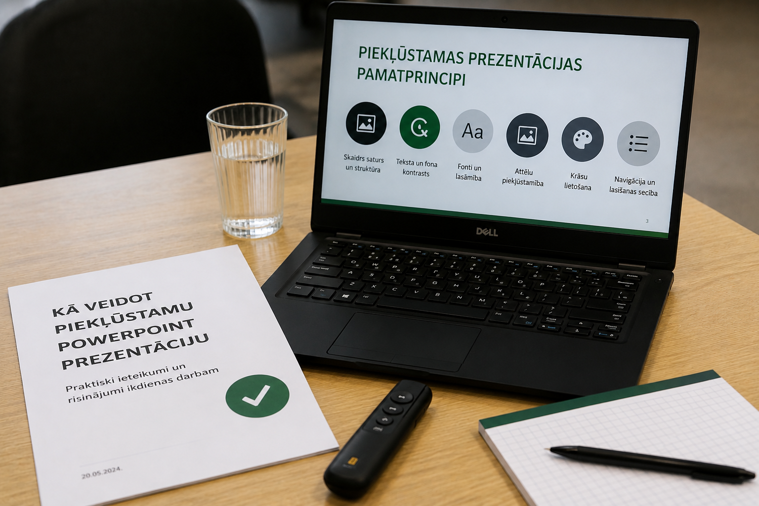 Vairāk nekā 260 dalībnieku mācās veidot piekļūstamas prezentācijas