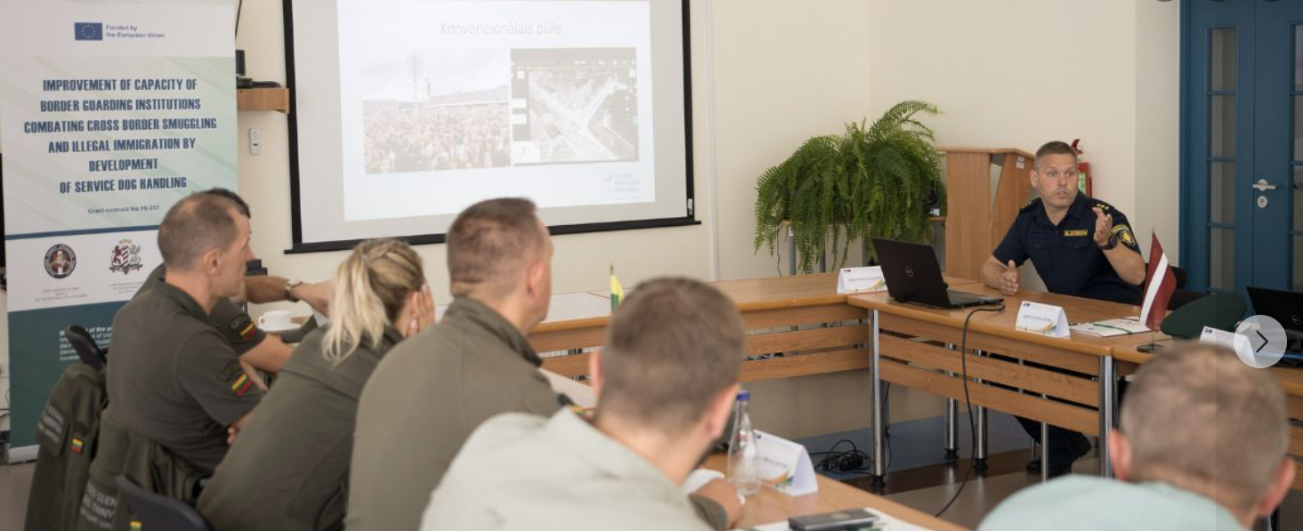 Valsts robežsardzes koledžā norisinājies piecu dienu praktiskais seminārs &ldquo;Kopējie apdraudējumi uz Latvijas - Baltkrievijas un Lietuvas - Baltkrievijas robežas masveida imigrantu pieplūduma kontekstā, to praktiskā novēr&scaron;ana&rdquo;