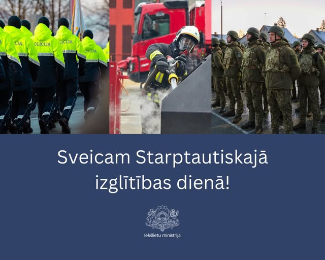 Izglītība kā dro&scaron;ības garants! ES fondi stiprina Latvijas iek&scaron;ējās dro&scaron;ības profesionāļu sagatavo&scaron;anu