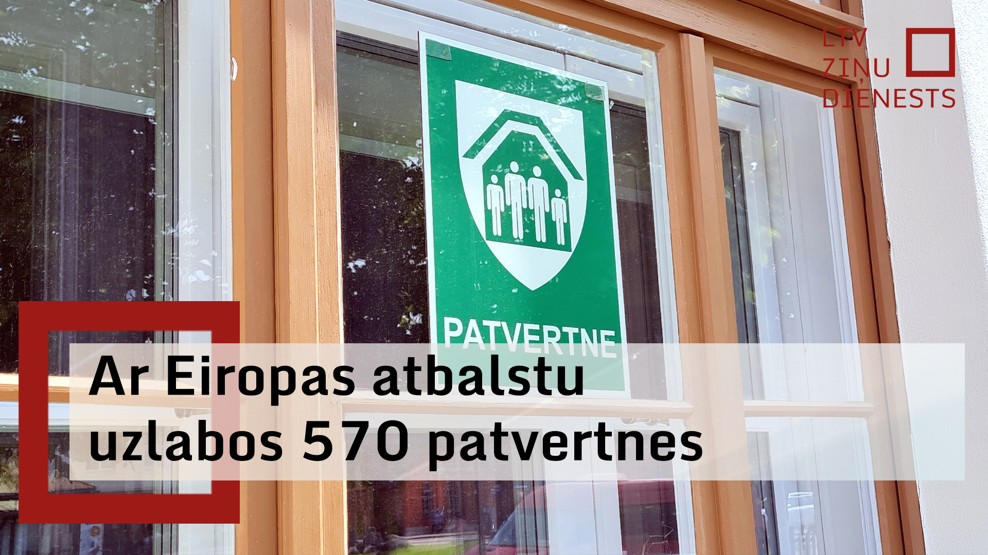 LTV Panorāma: Eiropas Reģionālās attīstības fonda finansējums nodro&scaron;inās patvertņu iekārto&scaron;anu