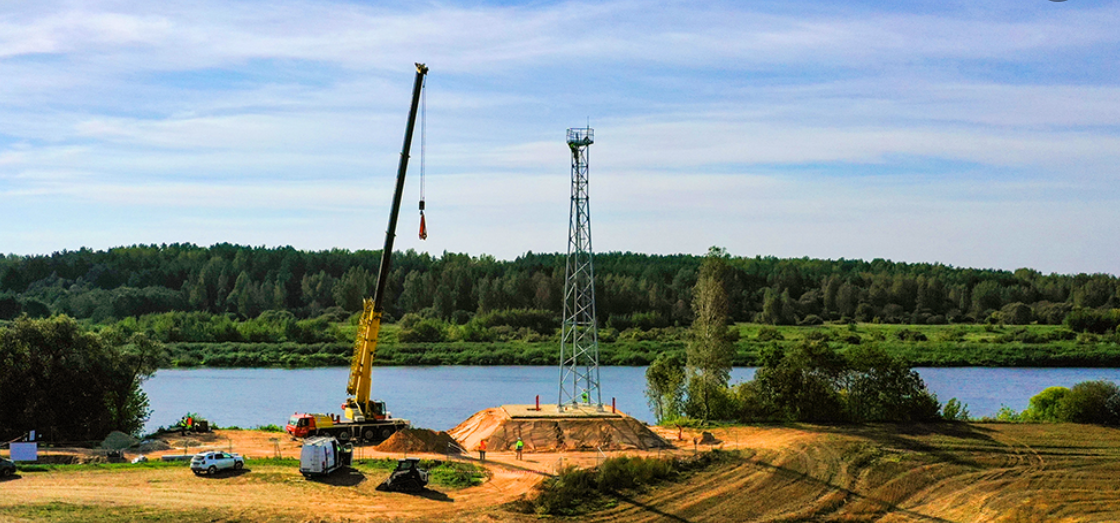 Ekspluatācijā pieņemti 2024. gada nogalē izbūvētie torņi un pievedceļi Latvijas &ndash; Baltkrievijas robežas novēro&scaron;anai Daugavas posmā