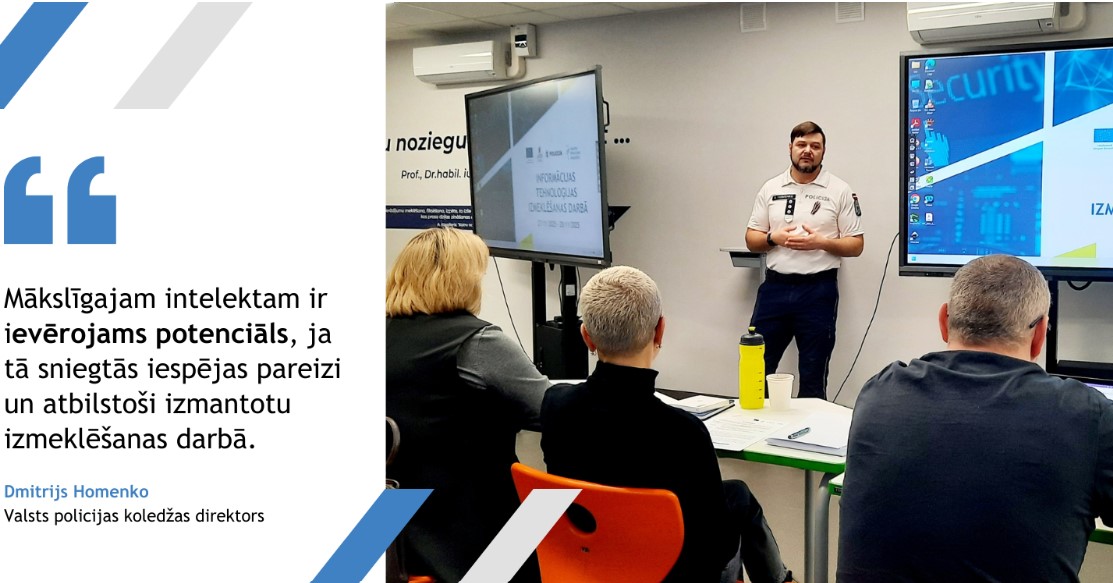 Ar ES fondu atbalstu tiesībsargājo&scaron;o iestāžu pārstāvji stiprina digitālās prasmes un kiberdro&scaron;ības izpratni izmeklē&scaron;anā