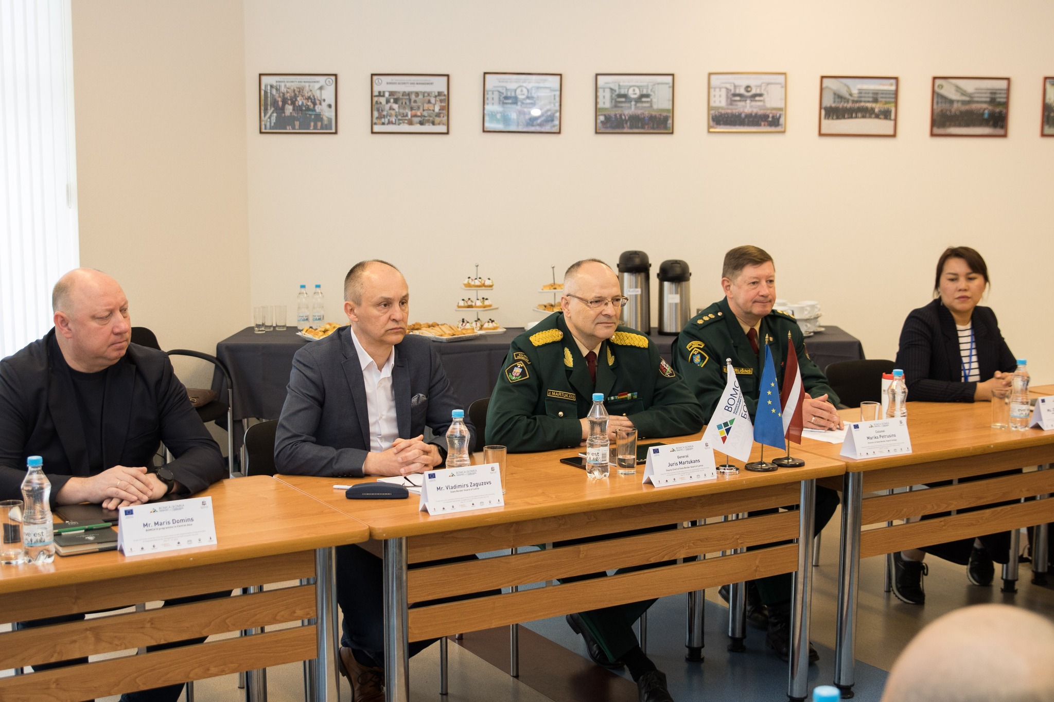 State Border Guard Service of Kyrgyzstan delegation visits State Border Guard College. EU supports borders security