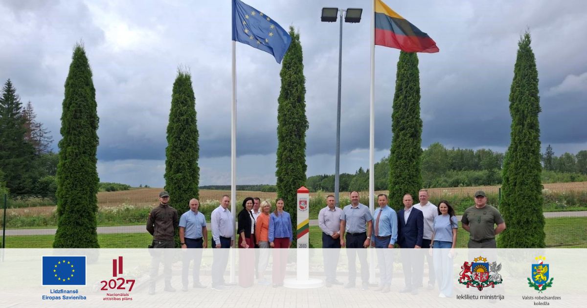 Sadarbības stiprināšana drošām robežām - Latvijas institūciju delegācija gūst pieredzi Lietuvā, pateicoties ES finansējumam