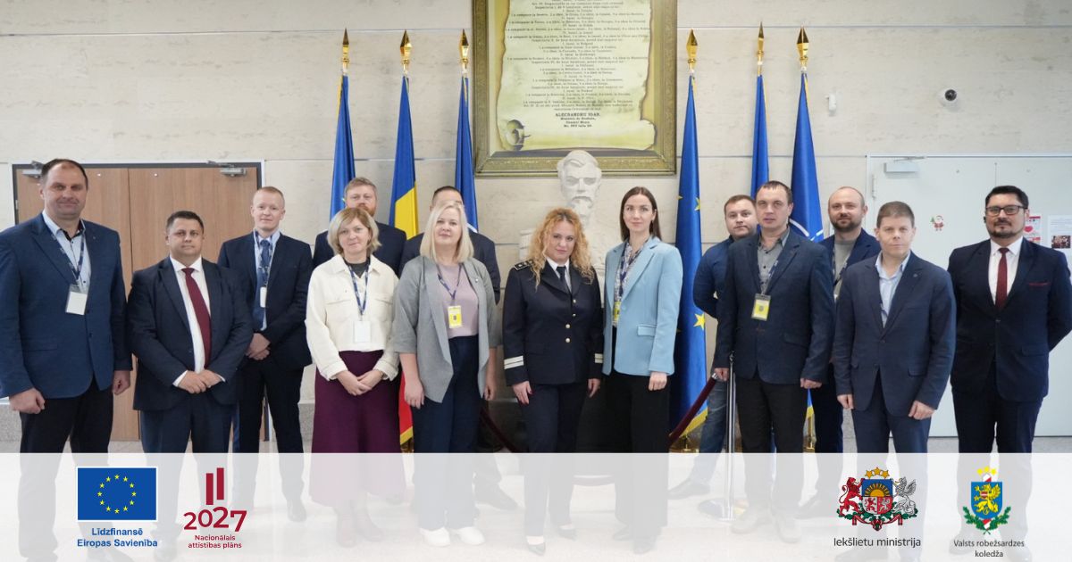 Pieredzes apmaiņas vizīte Rumānijā! Pateicoties ES atbalstam, Latvijas eksperti pilnveido zinā&scaron;anas robežu dro&scaron;ībā
