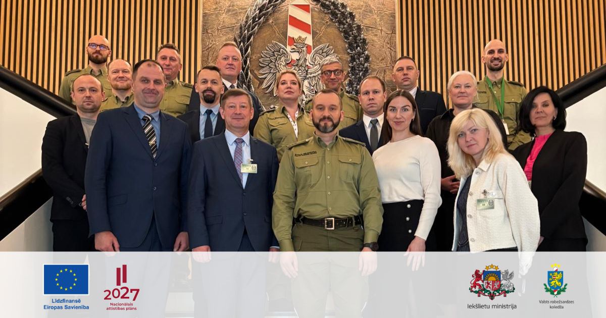 Pateicoties ES fondu atbalstam, veiksmīgi turpina īstenot projektu efektīvākai Eiropas integrētās robežu pārvaldības sistēmai