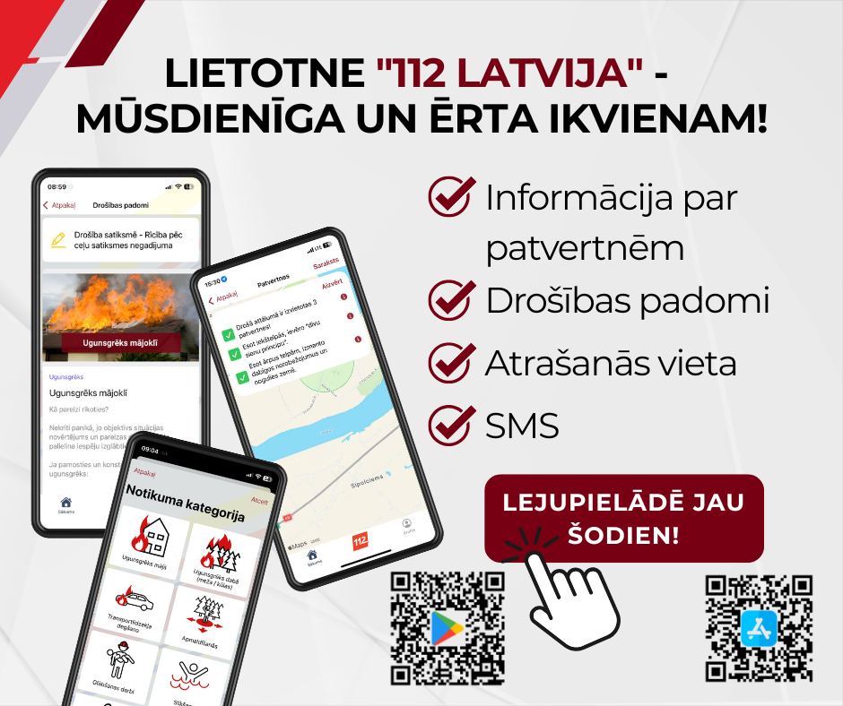Lietotnei &ldquo;112 Latvija&rdquo; &ndash; divi gadi! Digitāls vairogs katra iedzīvotāja viedtālrunī