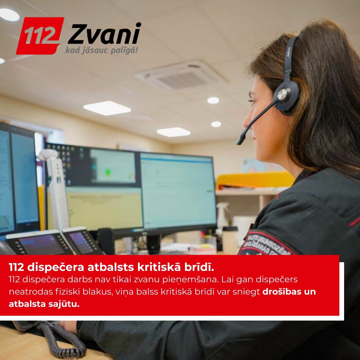 The EU funds supported 112 system and dispatcher dedication - more than just emergency calls