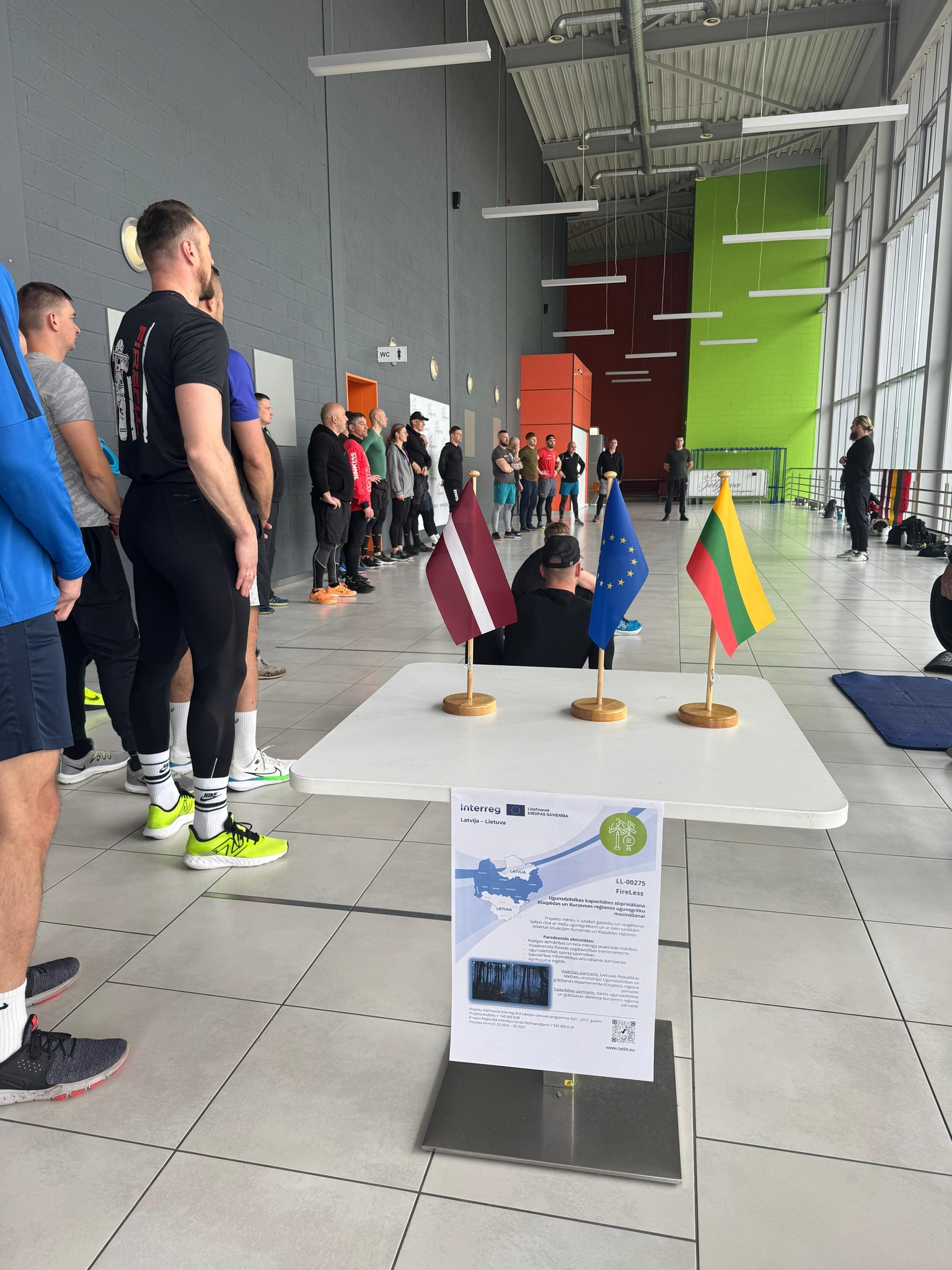 Ar Interreg atbalstu stiprina Latvijas un Lietuvas ugunsdzēsēju glābēju fizisko sagatavotību un sadarbo&scaron;anās spējas