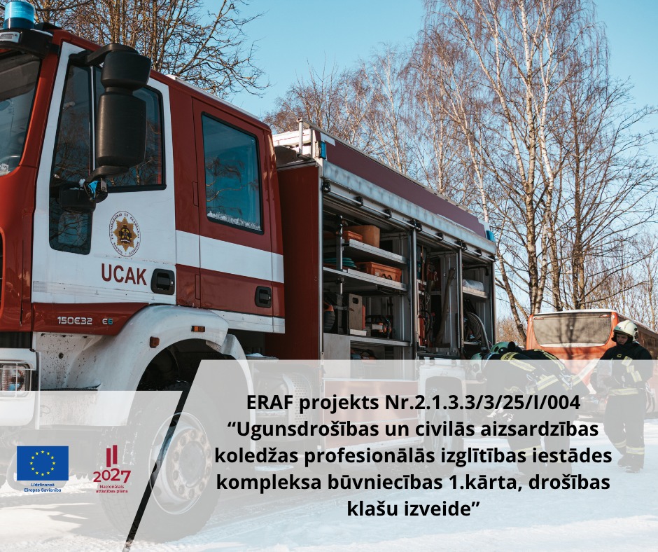 Uzsākts vērienīgs ES līdzfinansēts projekts Ugunsdro&scaron;ības un civilās aizsardzības koledžas attīstībai