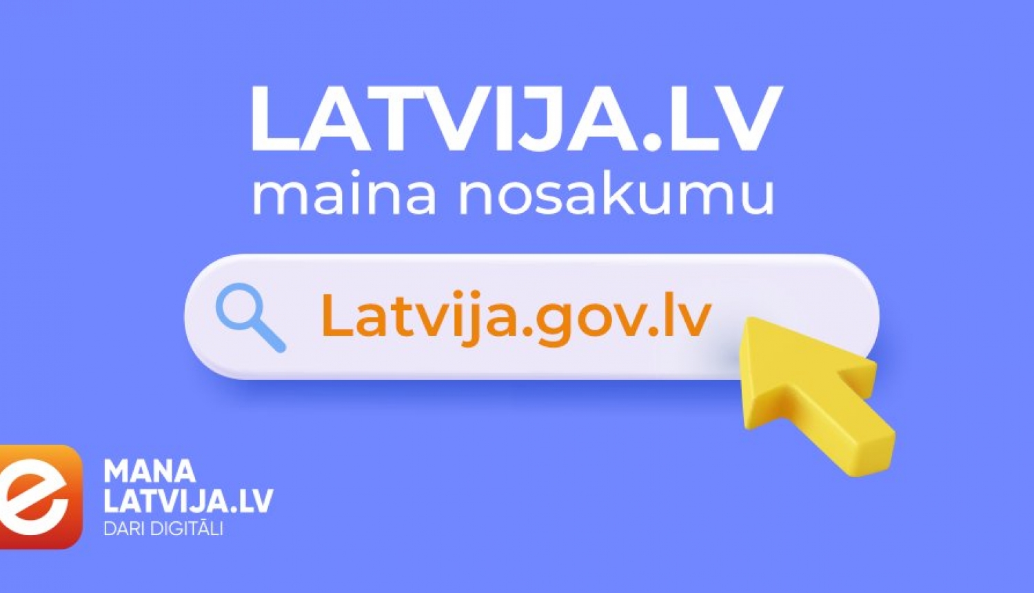 Valsts portālam turpmāk būs jauns domēns &ndash; latvija.gov.lv