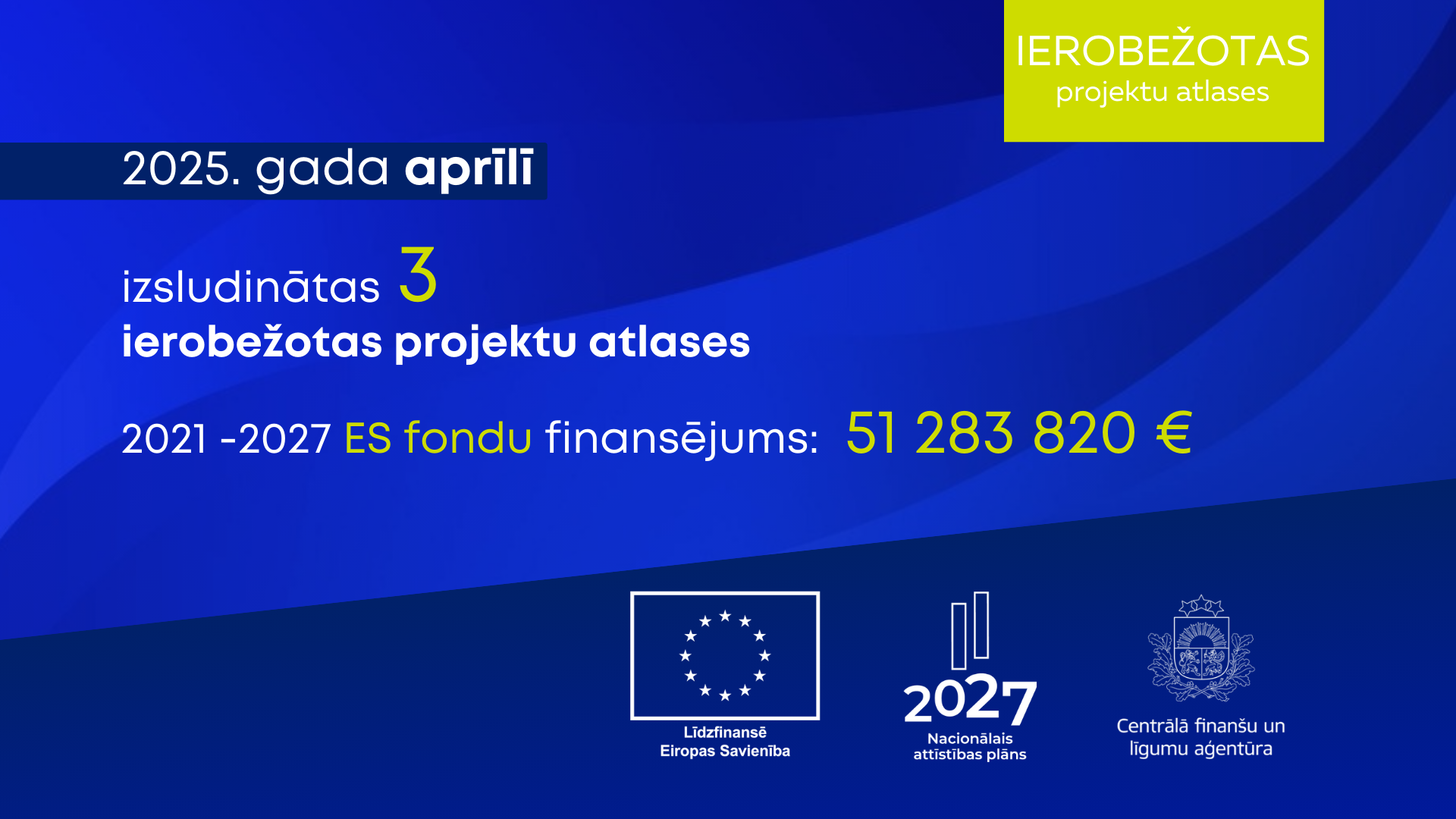Aprīlī izsludinātas trīs ierobežotas ES fondu projektu atlases par 51 miljonu eiro: apkopojums