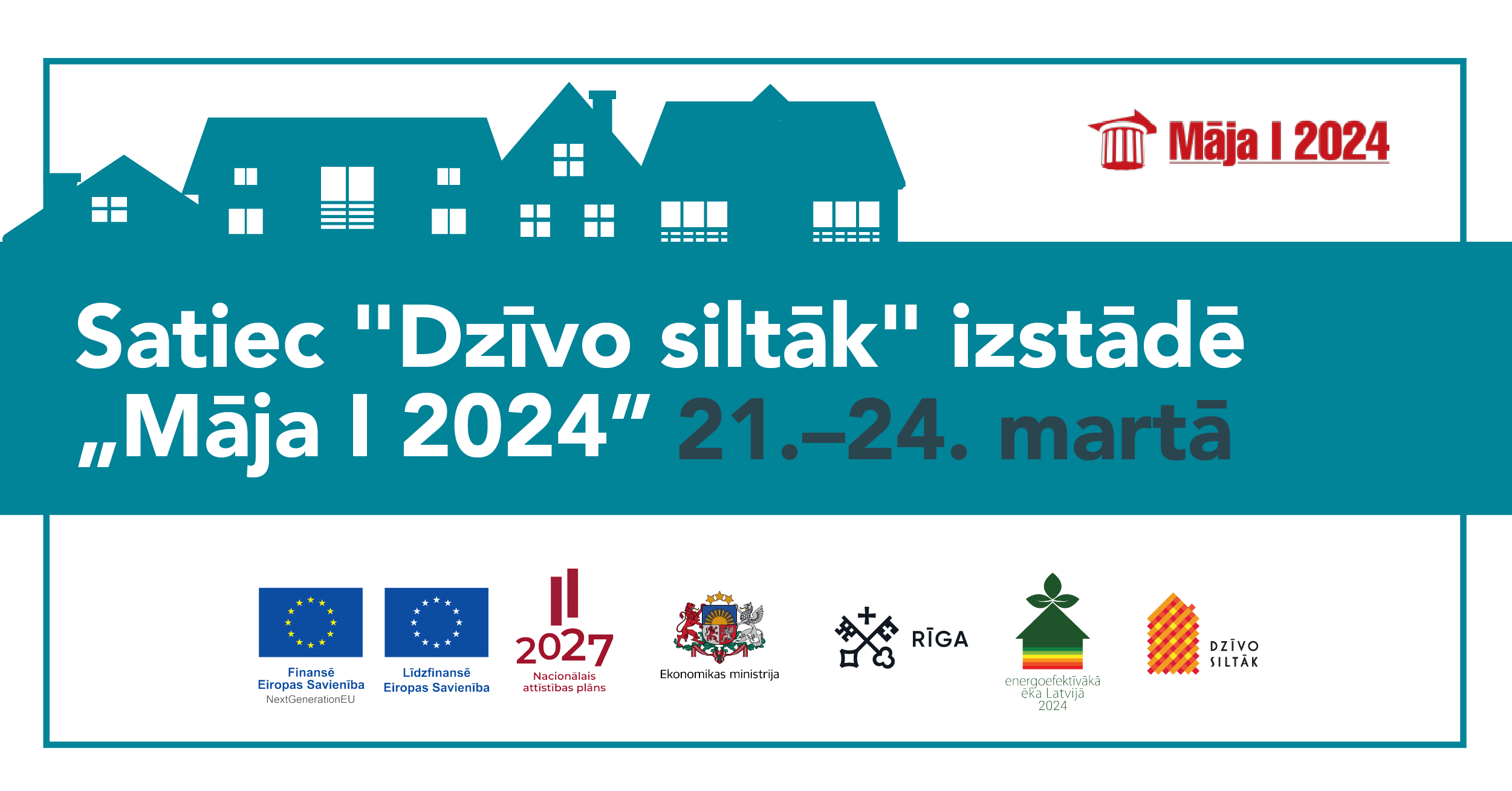 Energoefektivitātes iniciatīva &ldquo;Dzīvo siltāk&rdquo; piedalīsies izstādē &bdquo;Māja I 2024&rdquo;