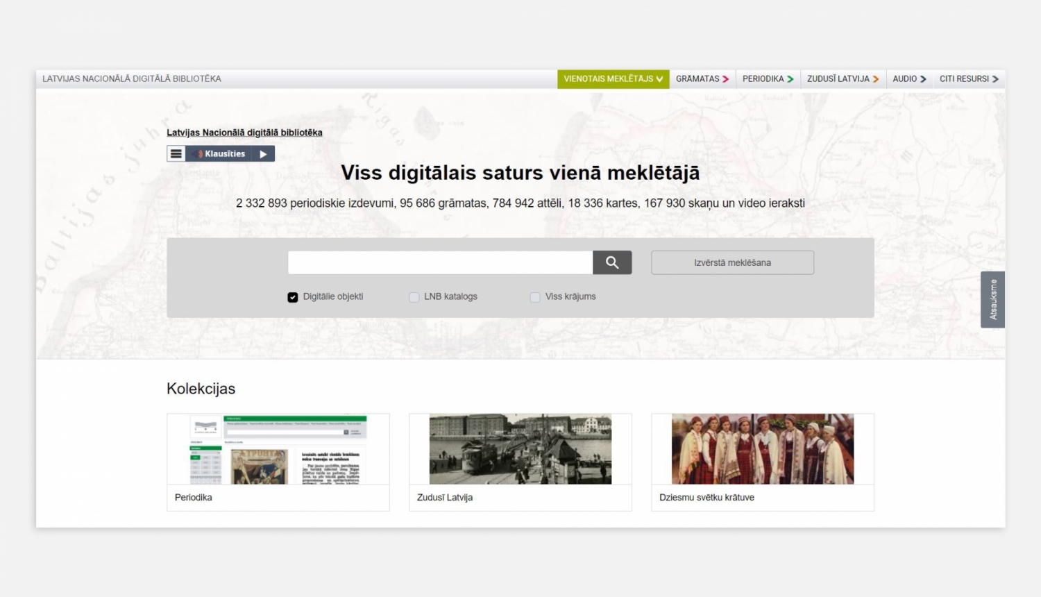 Ar Atveseļo&scaron;anas fonda finansējumu digitalizēs Latvijas mediju saturu un veidos jaunas iespējas digitalabiblioteka.lv