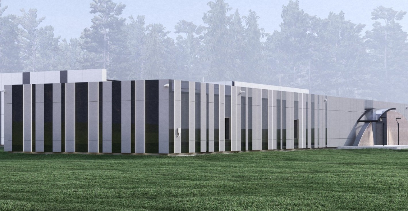 Visualisation of the repository of the National Library of Latvia in Silakrogs “Rakstos” in Ropaži municipality