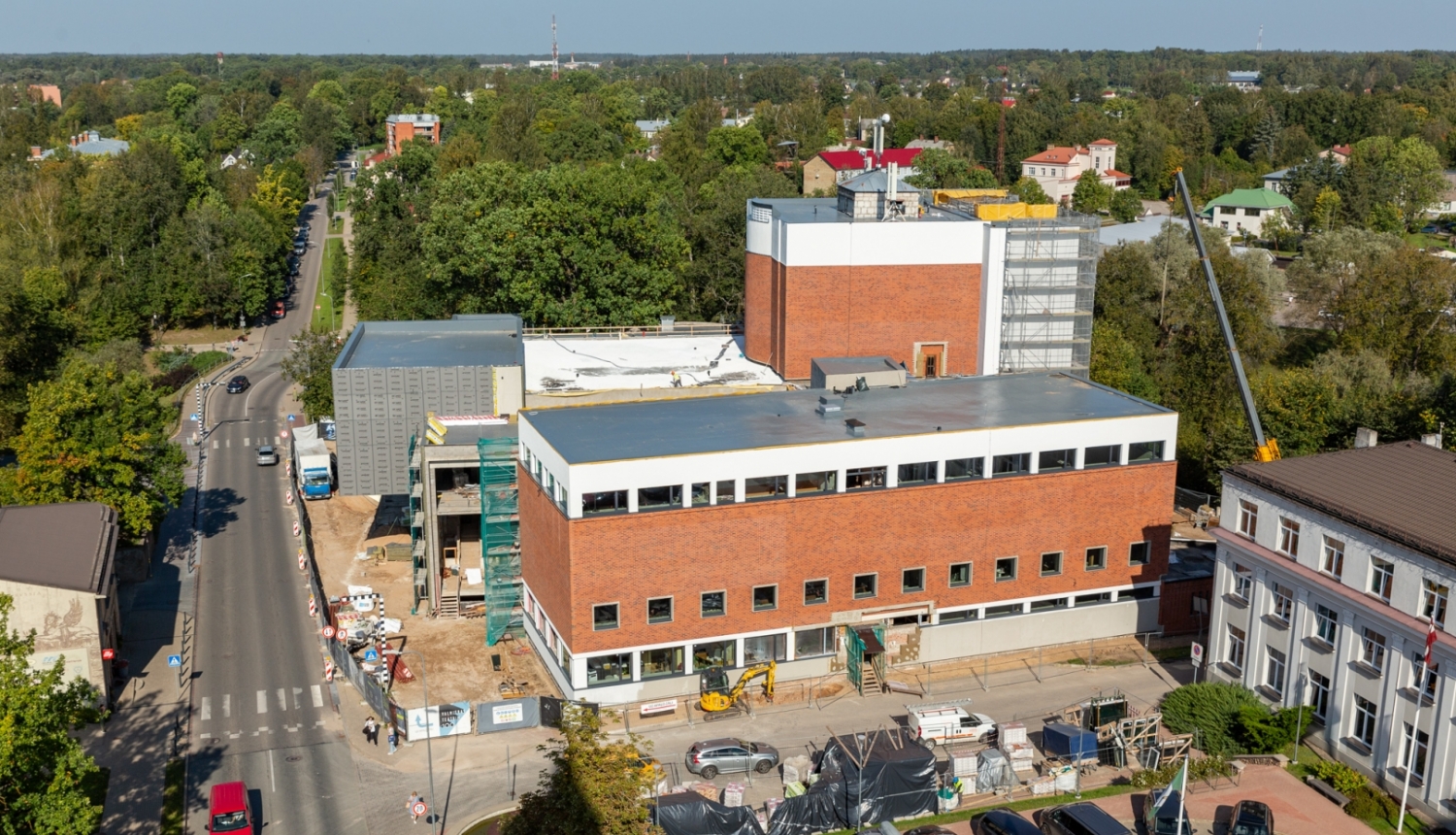 View of Valmiera Theater from above