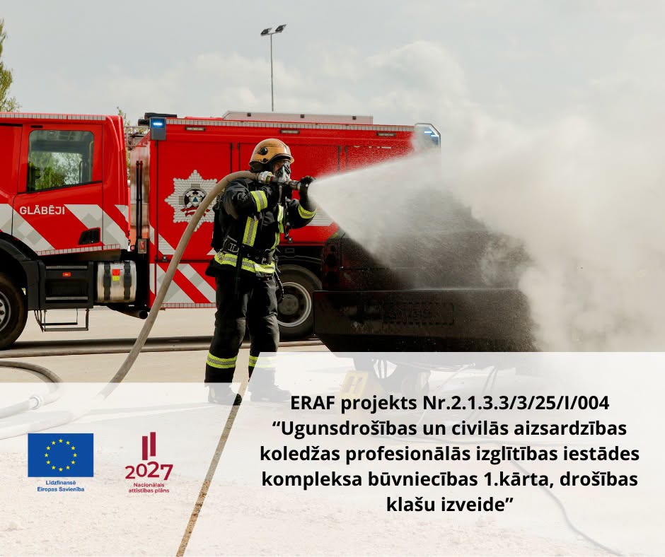 Ar ES atbalstu top jaunais Ugunsdro&scaron;ības un civilās aizsardzības koledžas komplekss
