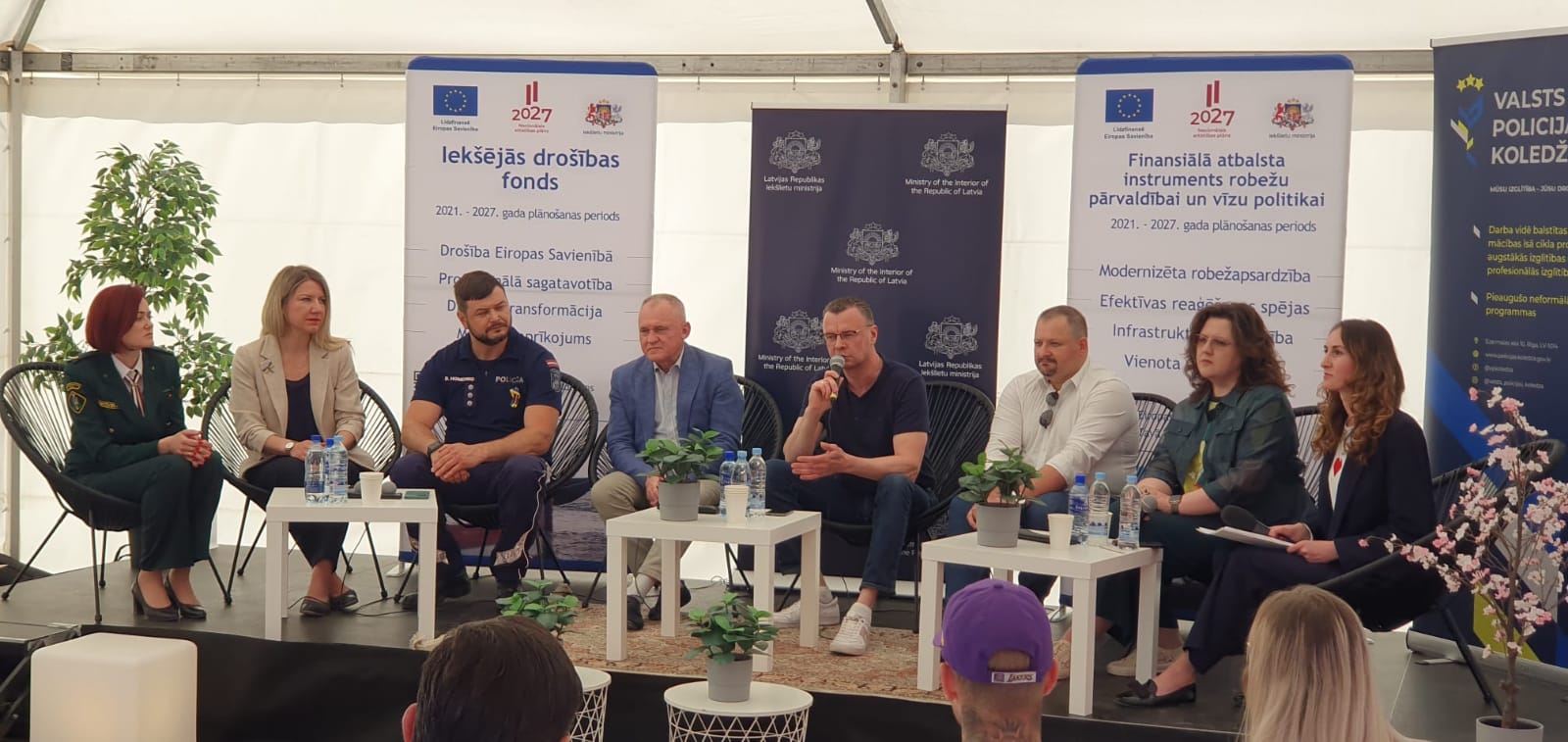 Successful two days have completed in the Ministry of the Interior's People's Security tent during the LAMPA Conversation Festival