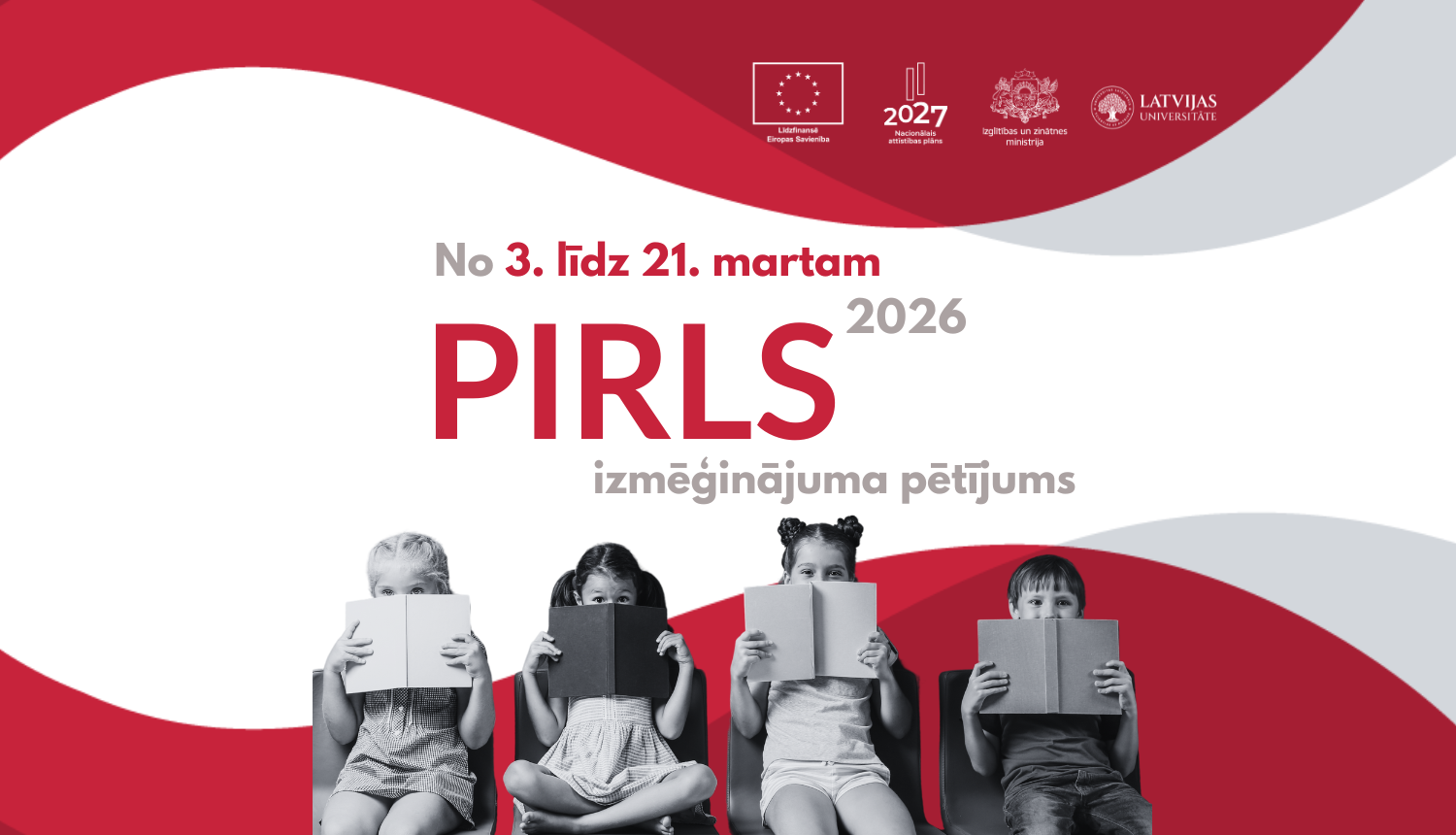 Ceturtajām klasēm sākas Starptautiskā lasītprasmes novērtē&scaron;anas pētījuma PIRLS 2026 izmēģinājums