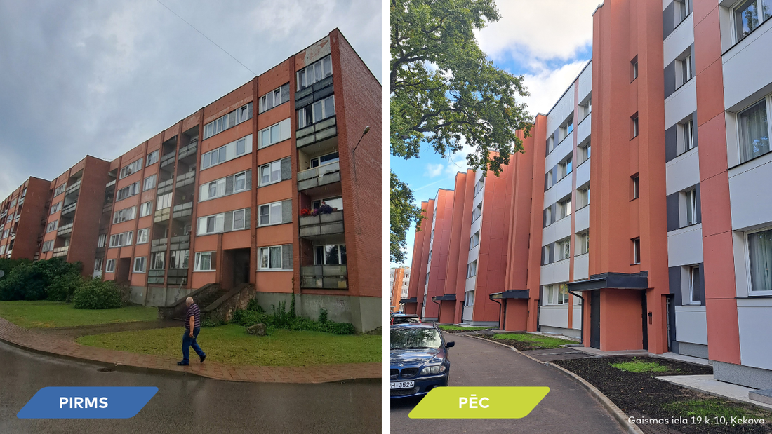 Ķekavas Gaismas ielas kvartāls kļūst par Latvijā pirmo pabeigto daudzdzīvokļu māju kvartāla atjauno&scaron;anas projektu