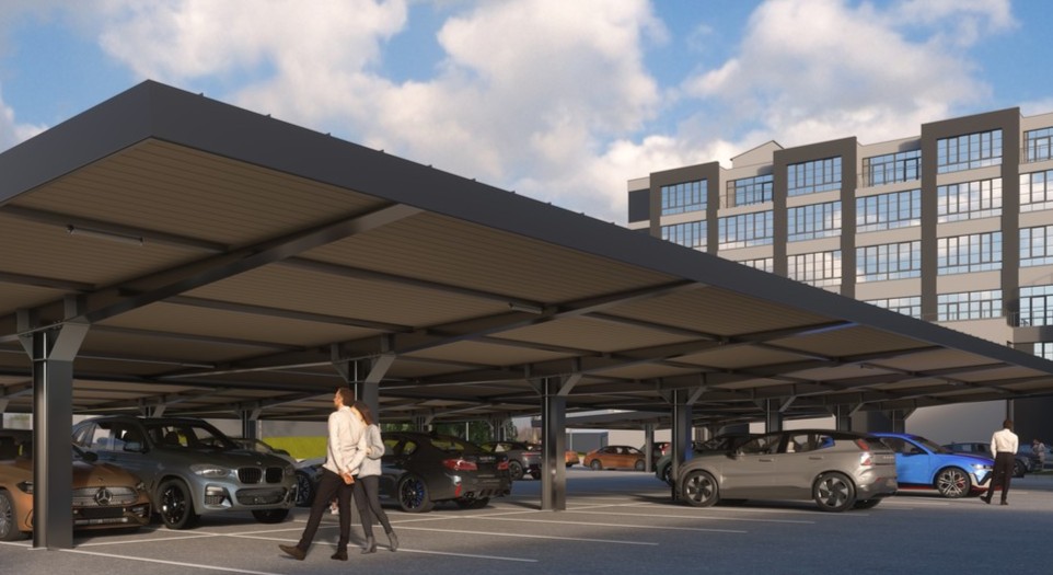 Solar Park visualisation for National Libary of Latvia