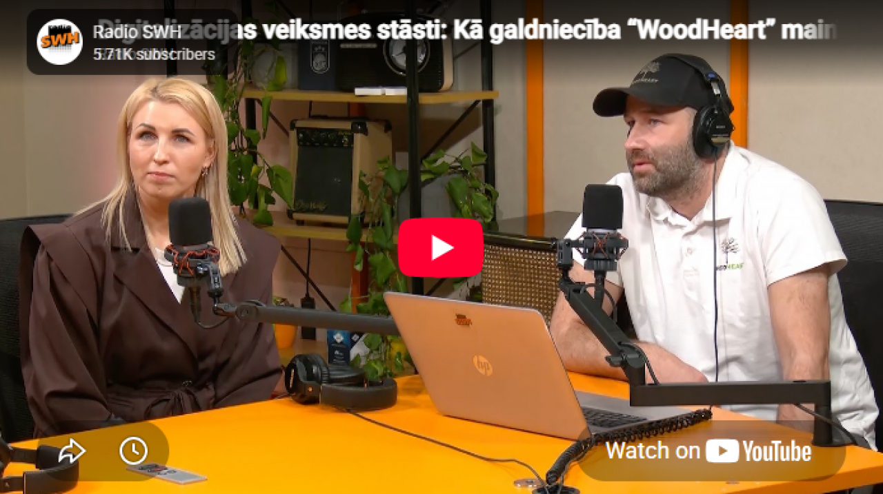 “Tikai nopērkot iekārtu – tā nav digitalizācija.” Kā galdniecība “WoodHeart” mainīja savu biznesu