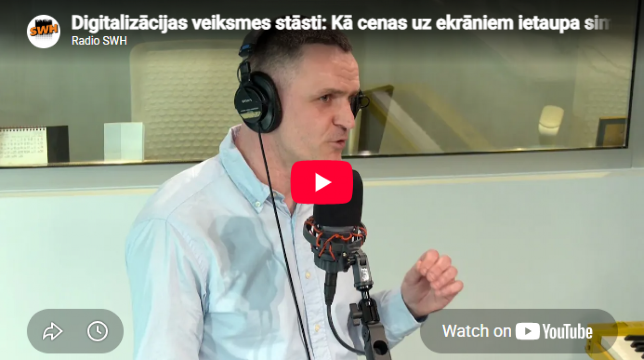 Digitalizācijas vilnis “Citro” veikalos jeb Kā cenas uz ekrāniem ietaupa simtiem darba stundu