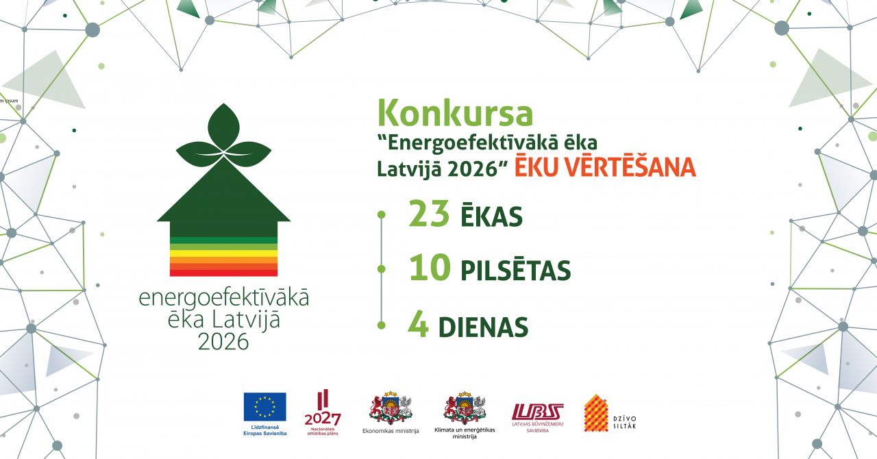 Sākusies energoefektīvāko ēku vērtēšana klātienē