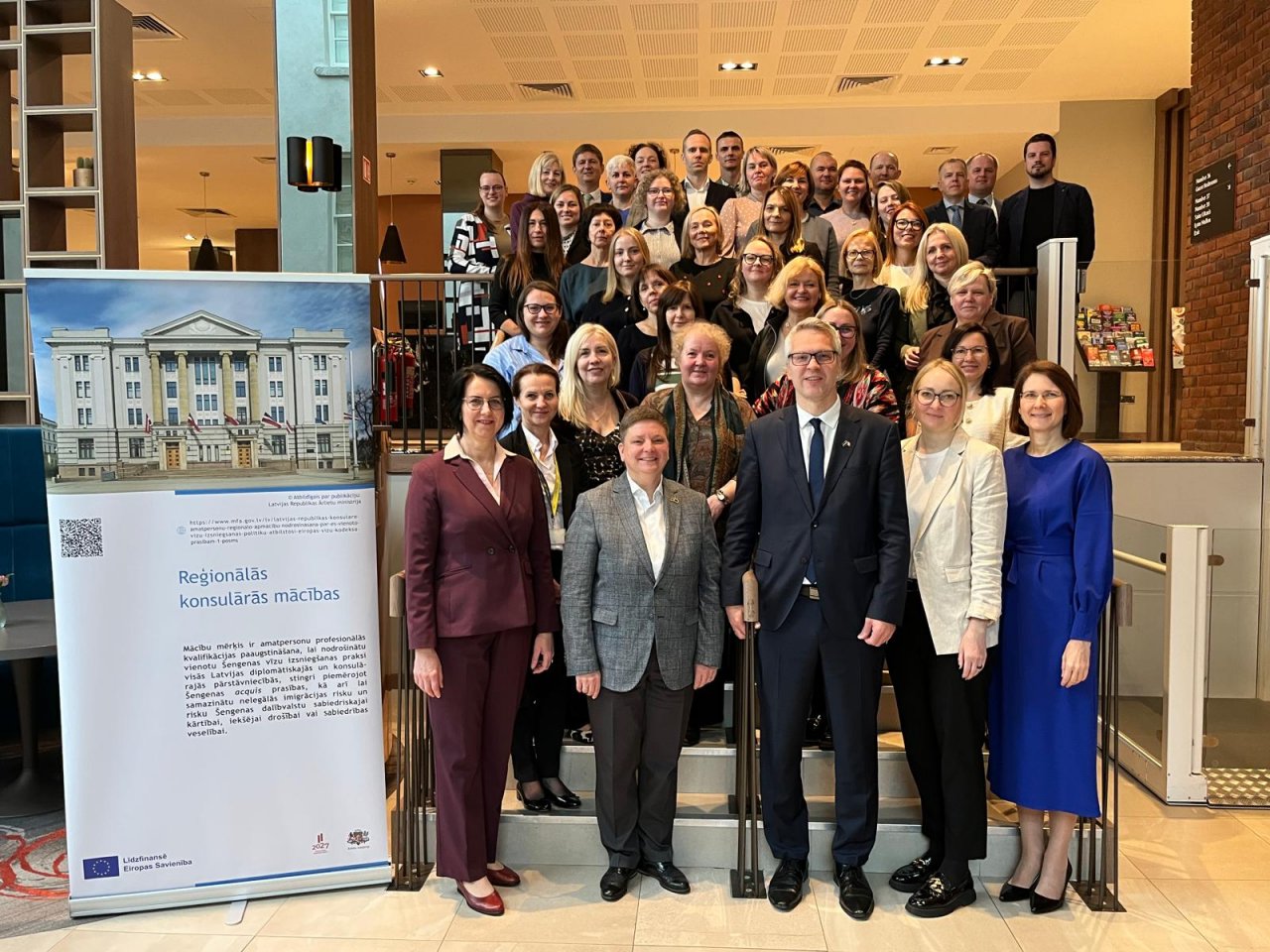 Ar ES finansiālo atbalstu norisinājušās ikgadējās Latvijas diplomātisko un konsulāro pārstāvniecību ārvalstīs amatpersonu mācības vīzu jautājumos