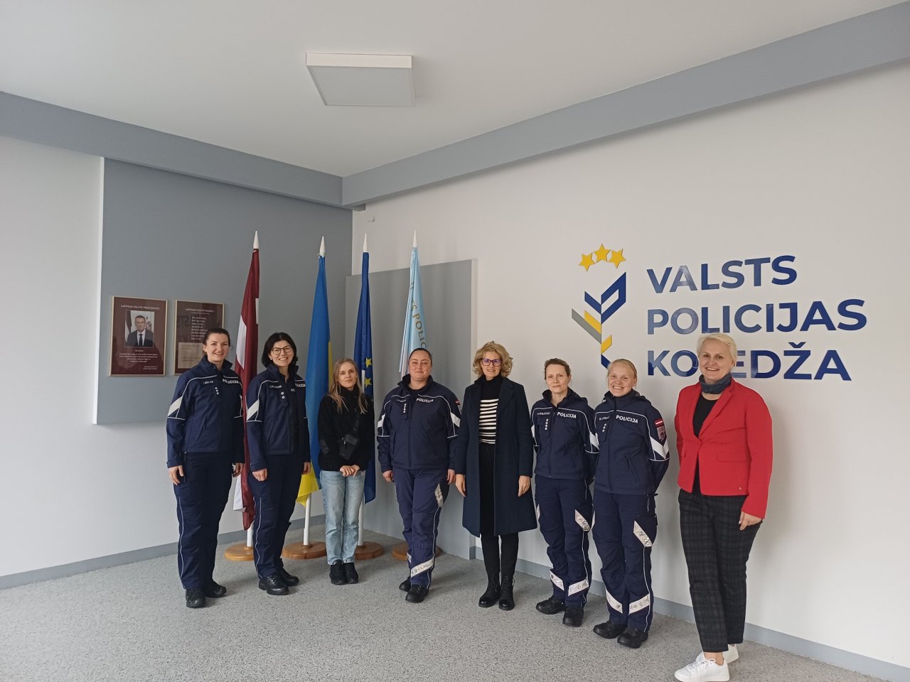 Frontex K9 projekta pārstāvji apmeklē Valsts policijas koledžu