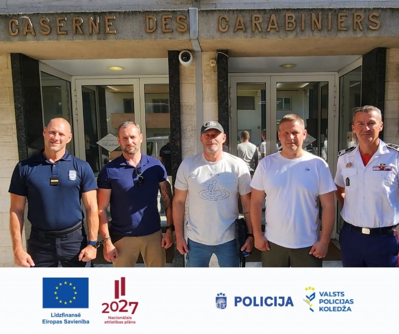 Ar ES līdzfinansējumu stiprina taktisko gatavību! Valsts policijas koledžas pārstāvji gūst pieredzi Francijā un Polijā