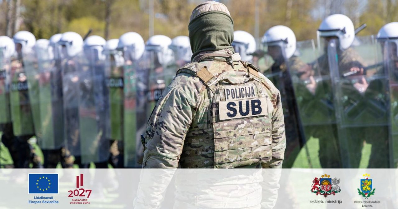 Valsts robežsardzes koledža ar ES fondu atbalstu īsteno mācības efektīvai robežu pārvaldībai