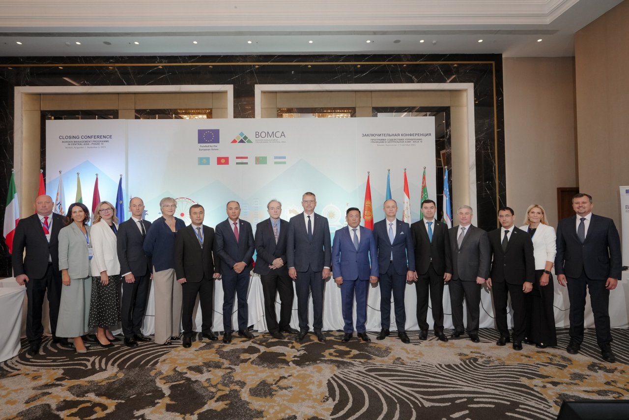 Chief of the State Border Guard participates in the final conference of an EU-supported project in Kyrgyzstan