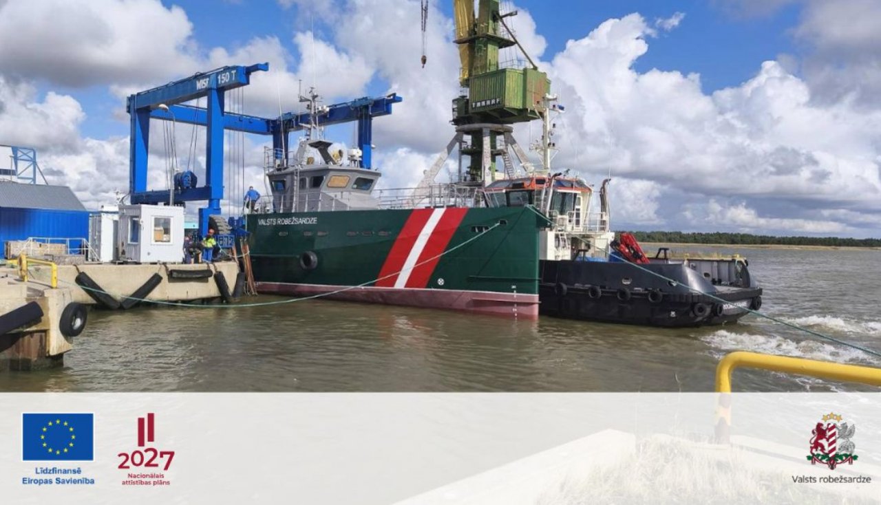 ES finansiālais dzinējspēks! Patruļkuģis drīzumā pastiprinās Valsts robežsardzes uzraudzības un reaģēšanas spējas jūrā