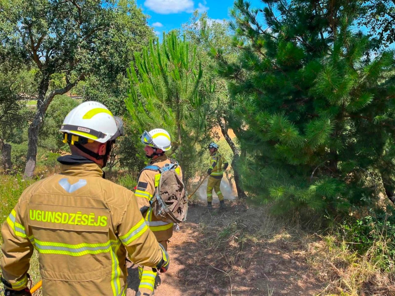 An EU-supported mission to Portugal! State Fire and Rescue Service team begins operations at regional bases